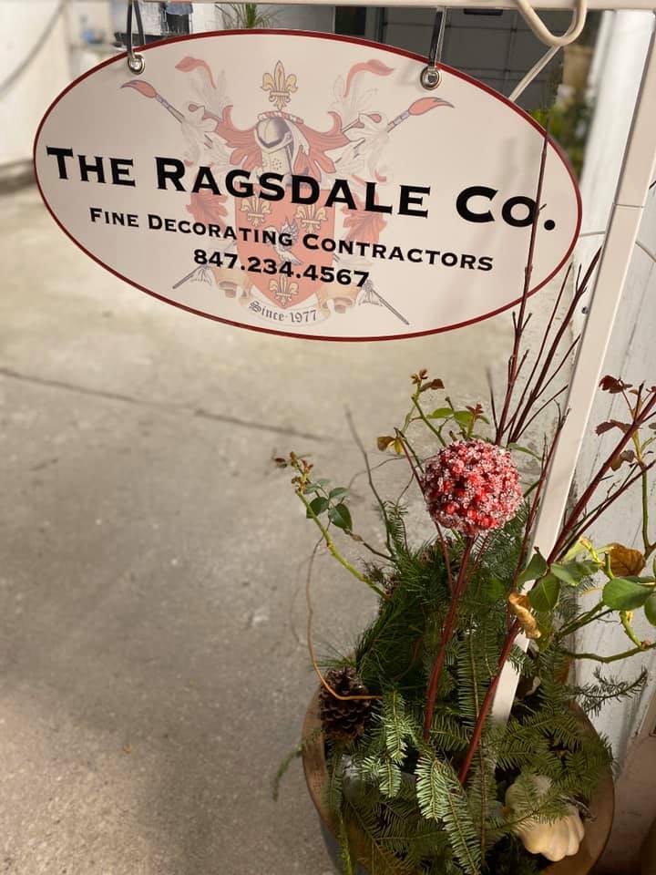 hanging Ragsdale outside sign