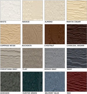 different types of staining colors