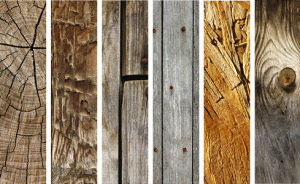 different wood textures