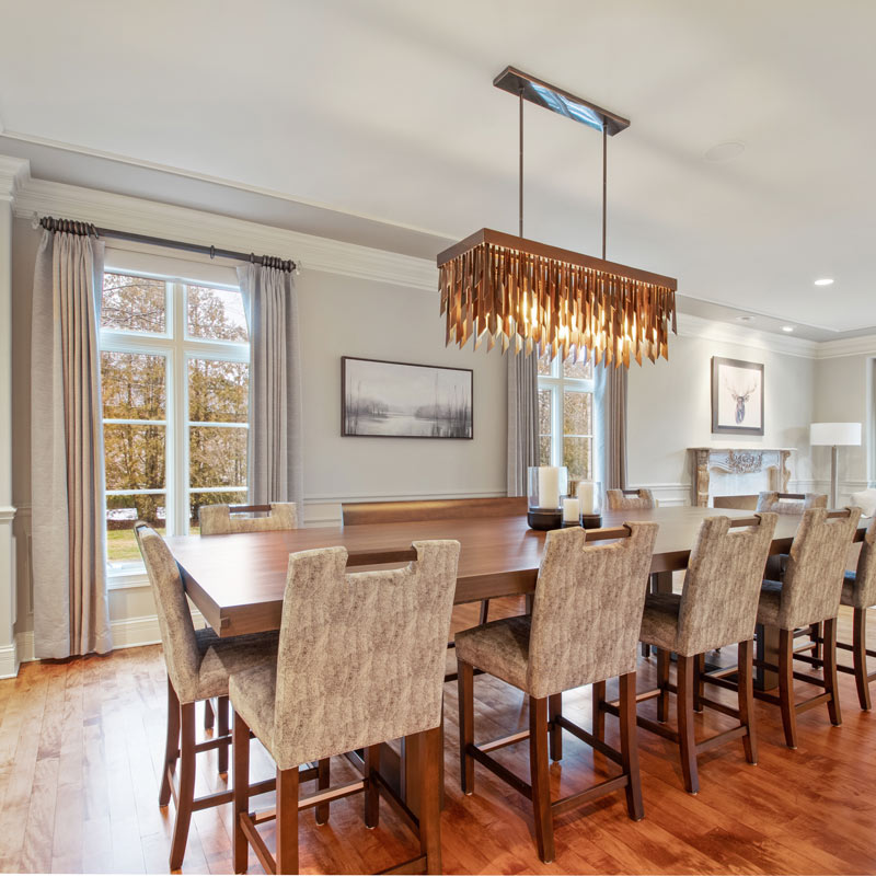 formal dinning room next to living room